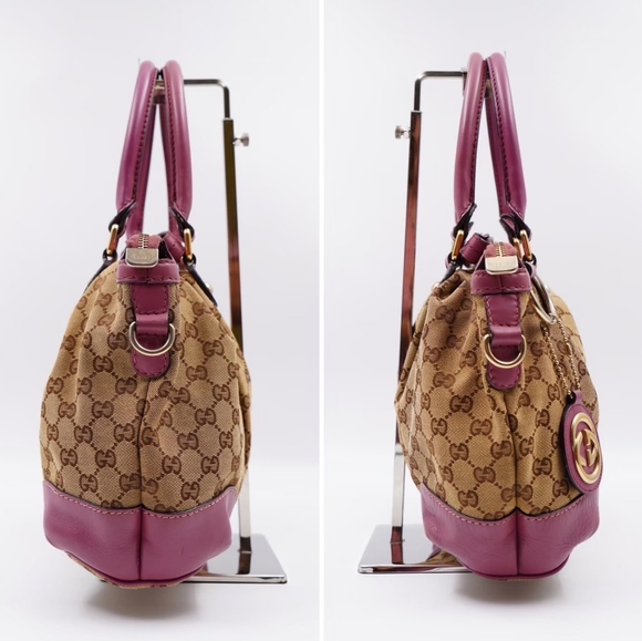 ❌️❌️SOLD❌️❌️AS30❤️GUCCI Monogram Sukey Top Handle Satchel - Picture 6 of 16